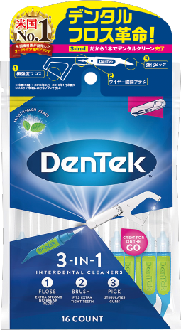 3-in-1 インターデンタルクリーナー　16本入り