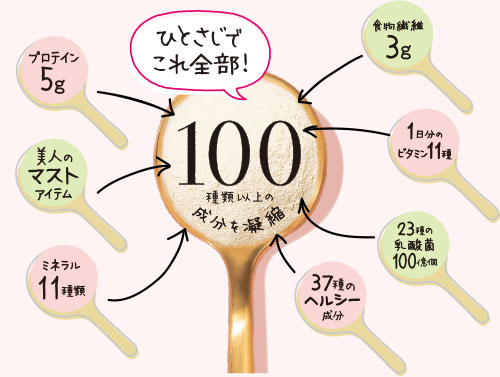 ひとさじでこれ全部！