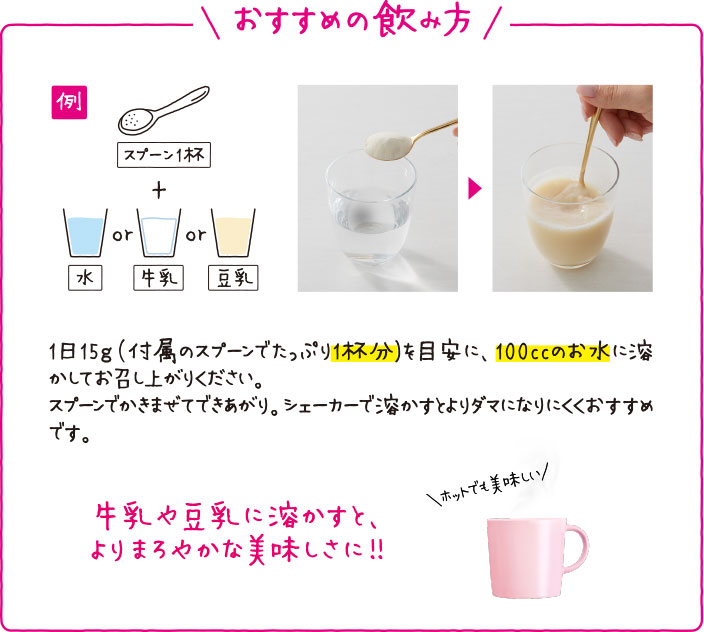 おすすめの飲み方
